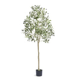 VEVOR Artificial Olive Tree, 152.4 cm Tall Faux Plant, Secure PE Material & Anti-Tip Tilt Protection V952-RZS5FTGLS000D4T3BV0