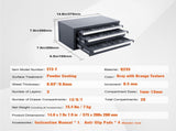 Drill Bit Cabinet, Three-Drawer Drill Bit Organizer Cabinet for 1mm to 13mm, Steel Drill V952-ZTFPGJX1MMD1B8D3JV0