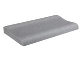 Dreamz Memory Foam Pillow Pillowcase Supprt Grey Rebound PILO1009-GY