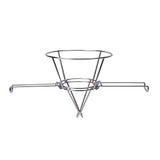 Deep Fryer Oil Filter Stand 9.3 Inch 304 Stainless Steel Fryer Oil Filter Cone Holder Rack with V1294-YM0901-3118250114811