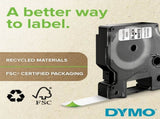 DYMO Industrial RhinoPro Labels for DYMO Industrial Rhino Label Makers, Black on White, 1" V1202-V1-DYMDY-SD18445