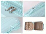 14 Inch Mini Makeup Case, Lightweight Cosmetic Travel Bag with Shoulder Strap & Zipper V1232-XSSNB007