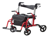 2 in 1 Rollator Walker & Transport Chair for Seniors, Folding Rolling Walker Wheelchair Combo & V952-EHYZXQCKJLQ8WW1ZSV0