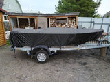 Outdoor V-shaped yacht with dust cover, sunscreen and rainproof boat cover, Teflon boat body V1102-DSZ-BOAT-001