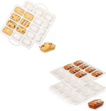 Silicone Mini Loaf Pan with Metal Frame & Silicone Bread Loaf Pans V1258-DP02-C-36
