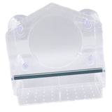 Window Bird Feeder Clear Sturdy Acrylic Window Bird House Feeder with 4 Suction Cups V1294-YM0521-3111230076311