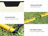 Everfit 2.1m Football Soccer Net Portable Goal Net Rebounder Sports Training Yellow PN-S015-XL-YE