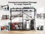 Everfit Sports Equipment Organizer Rack Multi Garage Storage for Golf Bag 174cm BSR-A-RET-174