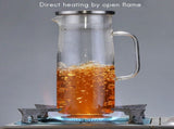 Teapot Glass Tea Maker Large Capacity Heat Resistant Juice Bottles with Removable Stainless Steel V1294-YM0717-10102861
