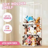 Stuffed Animal Storage Plush Toy Storage Vertical Corner Toys Display Holder Easy Accessible with V985-TOYHOLDERSHELF
