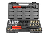 49-Piece Thread Chaser Set, UNC UNF and Metric Thread Restorer Tool, Rethreading Tool Kit with 22 V952-LWCXTZGYZ49PKBLRIV0