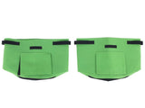 2Pcs Plant Flower Grow Bags Home Garden Tools for Fruit Vegetable Gardening Growing PotsGreen V1294-YM0901-3111200246312