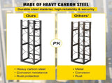 Refrigerant Tank Rack with 3x30lb and Other 3 Saving Space, Cylinder Tank Rack 46x13x4-inch, V952-QPJ3X30BJQT000001V0