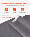 VEVOR Panel Track Blinds Extendable Track 116 cm to 218 cm W Trimmable Dark Gray V952-MBGDBYCW45884QXE6V0