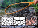 Fishing Landing Net Replacement Rubber Without Handle Foldable Mesh Netting for Freshwater Saltwater V1259-DP01-A-5338