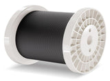 T316 Stainless Steel Cable 3.18mm 7x7 Steel Wire Rope 152.4m Cable Railing V952-FHGSSFH31618GCIQIV0