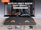 Upgraded Rubber Threshold Ramp, 8.9 cm Rise Door Ramp with 1 Channel, Natural Rubber Car Ramp with V952-XBLYPDGB1355X9T5NV0