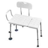 Tub Transfer Bench for Bathtub, 180 kg Capacity Heavy Duty Shower Chair with Arm, Backrest and V952-GDSYGZYTLSLB9D365001V0