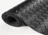 Diamond-Plate Rubber Flooring 3 mm x 4 ft x 10 ft Garage Floor Mat, SBR Rubber Garage Flooring V952-XJCKDDXJ410FQR6Z7V0