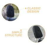 Universal Motorbike Backrest Cushion Black Passenger Seat Support Pad for Comfortable Riding V1192-AZ-W-31513