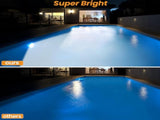 LED swimming pool light, supports APP control, 10W, 150mm diameter, 108 LED beads, dimmable V1188-MS-205-09