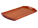 Rectangular Wooden Tray with Handle Food Serving Tray Storage Tray for Dinner Restaurant V1294-YM0901-3118210126711