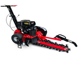 Ducar Trench Digger 457cc 18HP 4-Stroke Key Start, Petrol Trencher Machine TDG-GBT-150E-RD