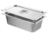8 Pack Hotel Pans, 1/3 Size Anti-Jam Steam Pan with Lid, 0.8mm Thick Stainless Steel Steam Table V952-13FCCPBXG8JTBFFA9V0