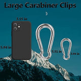 5 Inch Large Spring Snap Hooks,Heavy Duty Rope Connector 304 Stainless Steel Hook Spring Clips Link V1192-AZ-W-31972