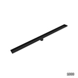 1000mm Tile Insert Bathroom Shower Black Grate Drain w/Centre outlet Floor Waste V63-832891