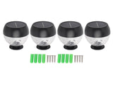 4pcs Solar Wall Light Water Resistant Automatic Light Sensor Solar Up Down Wall Light for Outdoor V1294-YM0901-3119240139711