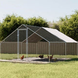 i.Pet Chicken Coop Cage 3x4x2m Galvanised Steel PET-CHICK-CAGE-B-3X4