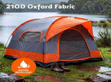 Weisshorn Camping Tent SUV Family Camping Car Tent 6-8 Person 250cm Orange XFEL-TENT-CAR250-GYOG