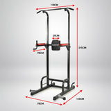 Powertrain Multi Station Home Gym Chin-up Pull-up Tower HGM-POW-J06-BLK