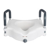 Raised Seat with Arms, 136.1 kg Load Capacity, 127 mm Lift Height, Widened Commode Elevated V952-XNSDSJGMTZD5HIUXQ001V0
