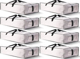 8 Pack Large Strong Moving Bags with Zippers & Carrying Handles - Water-Resistant Heavy Duty Storage V1259-DP01-A-4760
