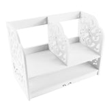 2 Tiers DIY Shelving CD Book Storage Box Unit Display Bookcase Shelf Home Office V1294-YM0901-GB-JYJJ17600SS