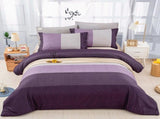 Gray Purple Amalfi Gallery Quilt / Doona / Duvet Cover set V745-AQ080734Q3