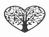 Laser Cut Tree Of Life Heart Wall Art 45x41cm V637-71641HRT