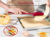 600F Heat Resistant Silicone Spatulas Cooking Mixing Utensils and 8"10"12" V1258-DP02-C-371