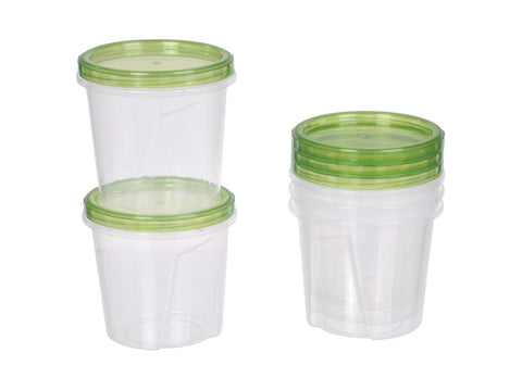 bulk 60 Reusable Microwave-Safe 1Lt Food Container Round V637-KIT38629