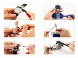 Glam Hobby Lightweight Watch Repair Tools & Kits with Carrying Case & Hammer, 147 Pieces V1189-LWWAL-20260325-00522