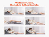 Bed Wedge Pillow for Sleeping, 3 Pcs Adjustable Orthopedic Bed Wedge Set, with Washable Cover & Foam V952-XXZKDJXXZ3JTPE38X001V0
