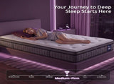 Levitex King Single Mattress 2 Rows Edge Support for Deep Sleep 5-Zone Ergonomic Pocket Spring MATTRESS-F-NEX-30-KS