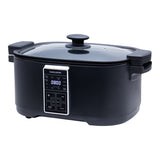 Morphy Richards Digital 6.5L Slow Cooker Matte Black 10 Preset Functions MRDSC6BK