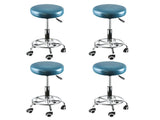 Levede 4x Barstool Swivel Salon Hairdressing T4498-TLX4