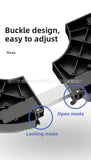 Black Round Adjustable Plant Pot Caddy Stand with Wheels Heavy Duty Rolling Gas Cylinder Tray Dolly V888-ELOSUNG41076