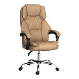 Artiss Executive Office Chair Leather Recliner Espresso OCHAIR-G-1051-BR