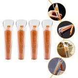 Dry Yeast Measuring Cup Reusable Graduated Sealing Clip 12 Sets Jugs Coffee Container Cups Resin V1369-AZ3-W-17457