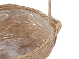 2 Tier Woven Hanging Basket Hemp Rope Hanging Fruit Basket Flower Plants Wall Basket Decor Multi V1294-YM0901-3111250052911